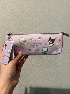 Sanrio Pastel Purple Character Pencil Pouch